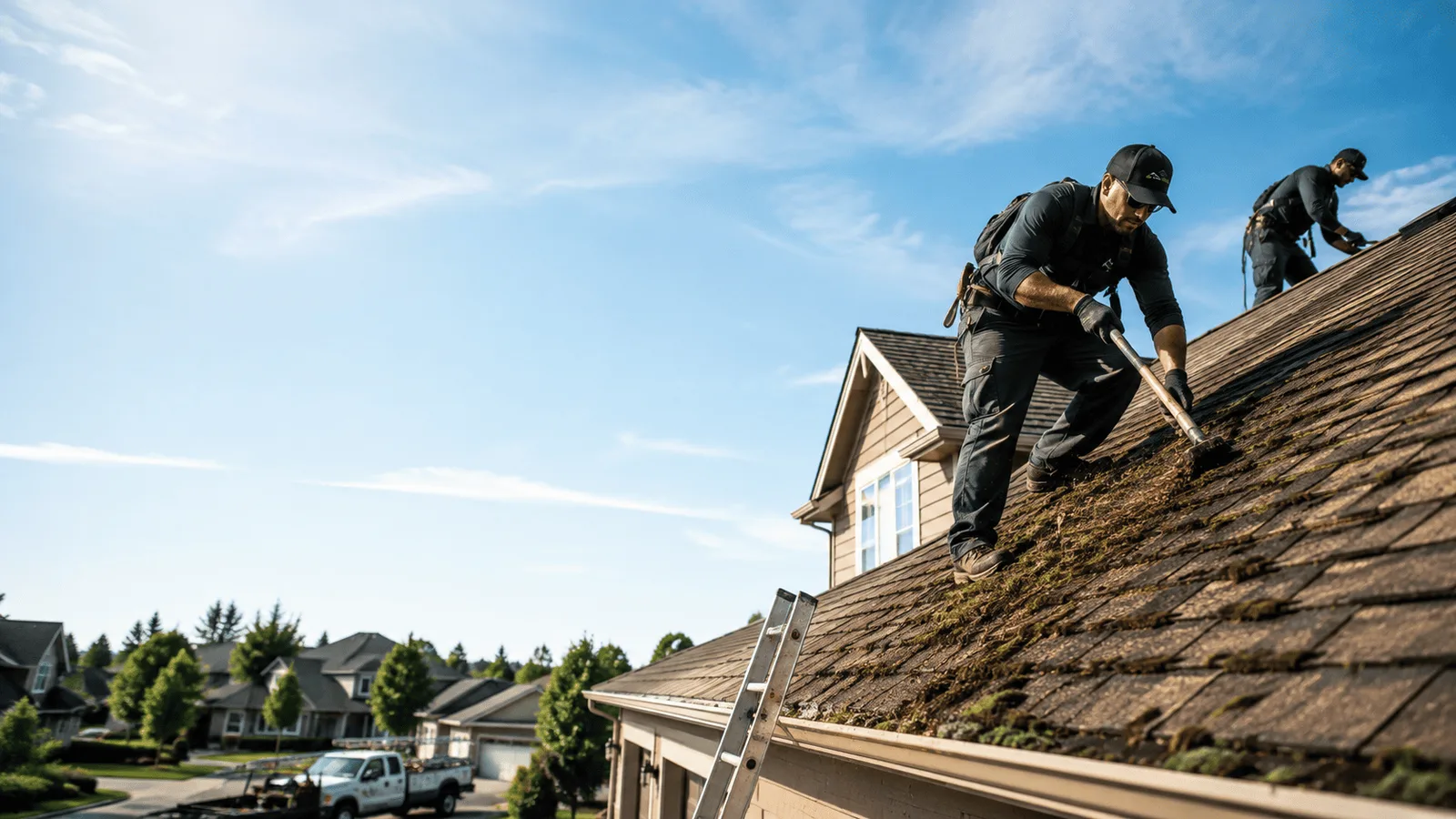 Roof Moss Removal in Auburn, MA near me
